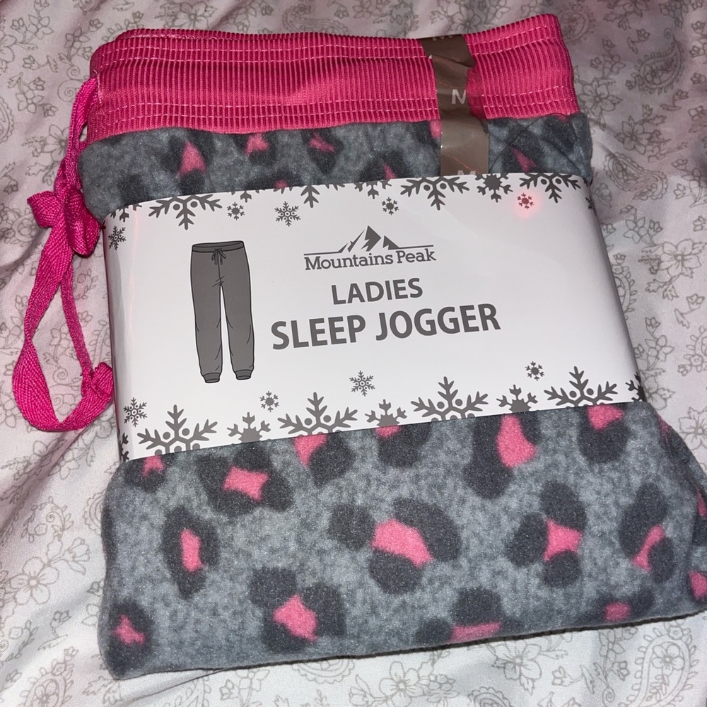 Brand new PJ pants. Pink cheetah print.